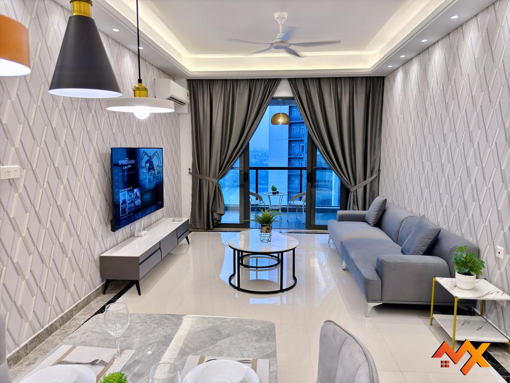 R&f Mall Princess Cove 10-12pax Sea View-smart Tv 70inch Johor Bahru